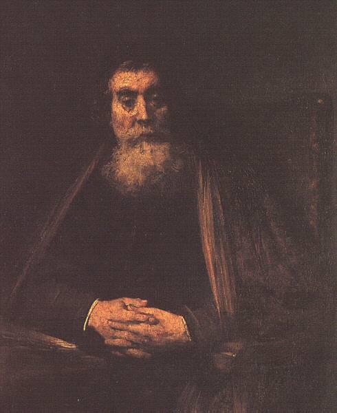 REMBRANDT Harmenszoon van Rijn Portrait of an Old Man  dy oil painting image